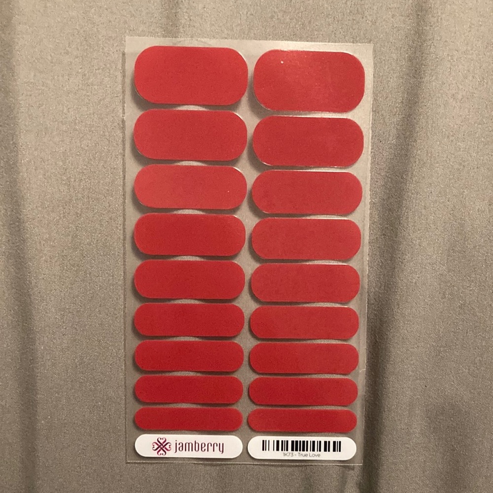🧡 Jamberry Nail Wraps - True Love NEW FULL SHEET